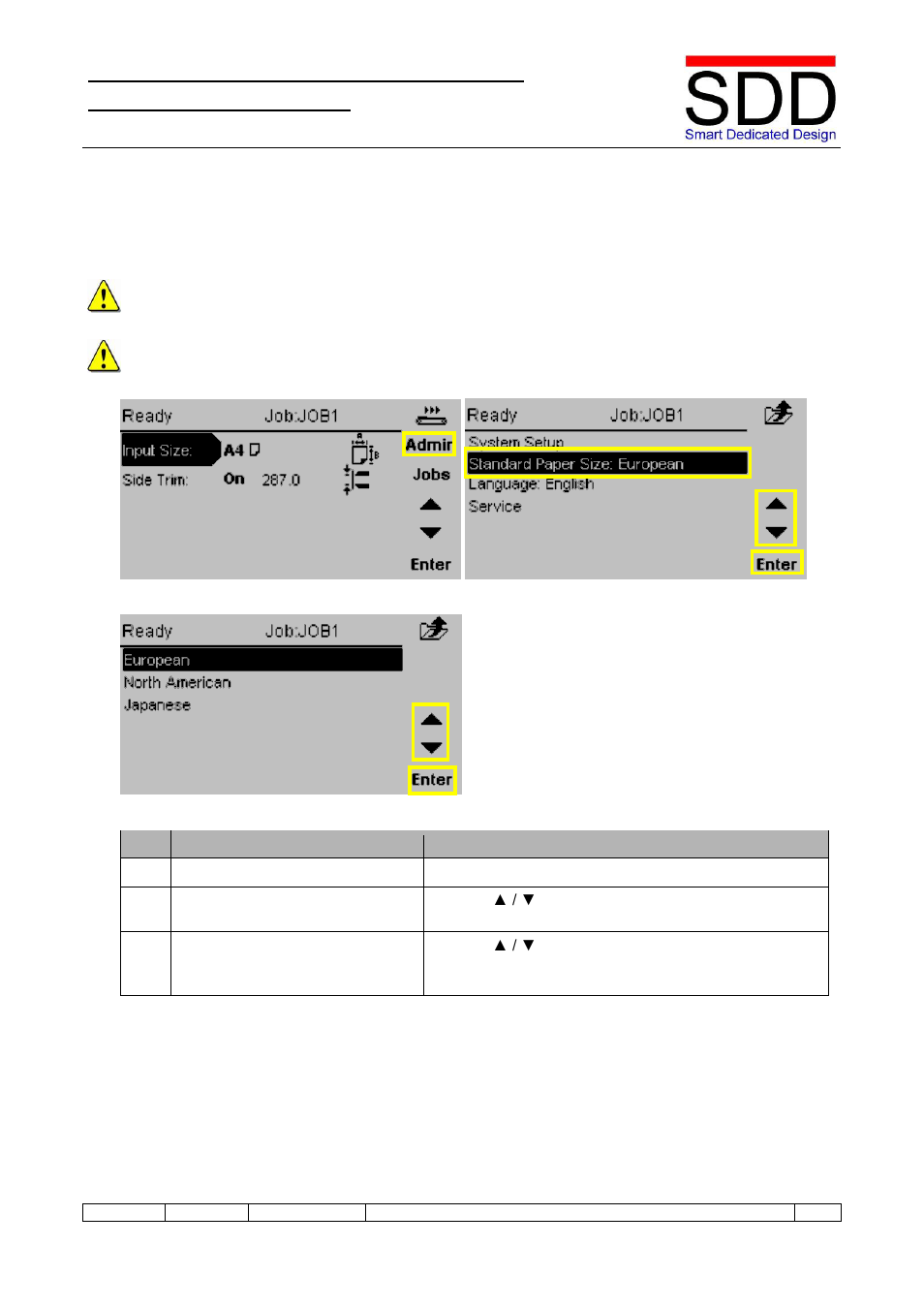 4 paper size setup, Aper, Etup | Operating the str (continued) | Konica Minolta bizhub PRESS 2250P User Manual | Page 13 / 30