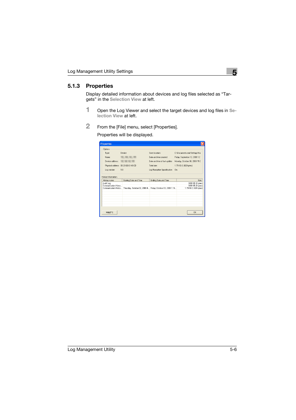 3 properties, Properties -6 | Konica Minolta magicolor 8650 User Manual | Page 45 / 56