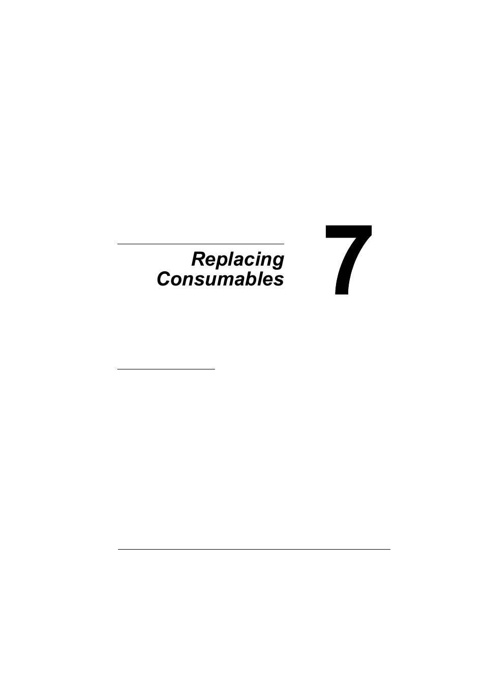 Ch.7 replacing consumables, 7 replacing consumables | Konica Minolta magicolor 7450 grafx User Manual | Page 139 / 254