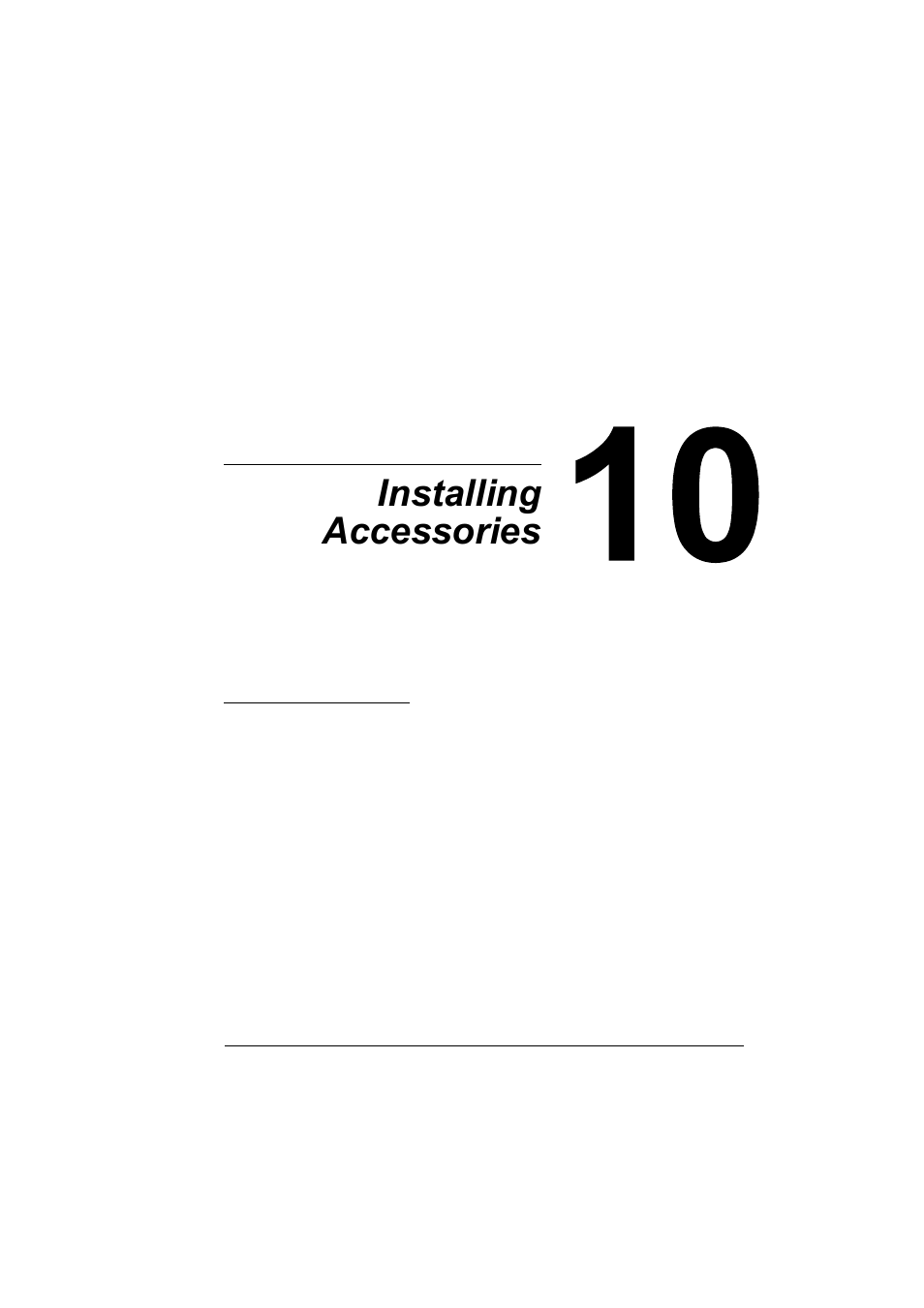 Ch.10 installing accessories, 10 installing accessories | Konica Minolta magicolor 7450 grafx User Manual | Page 215 / 254
