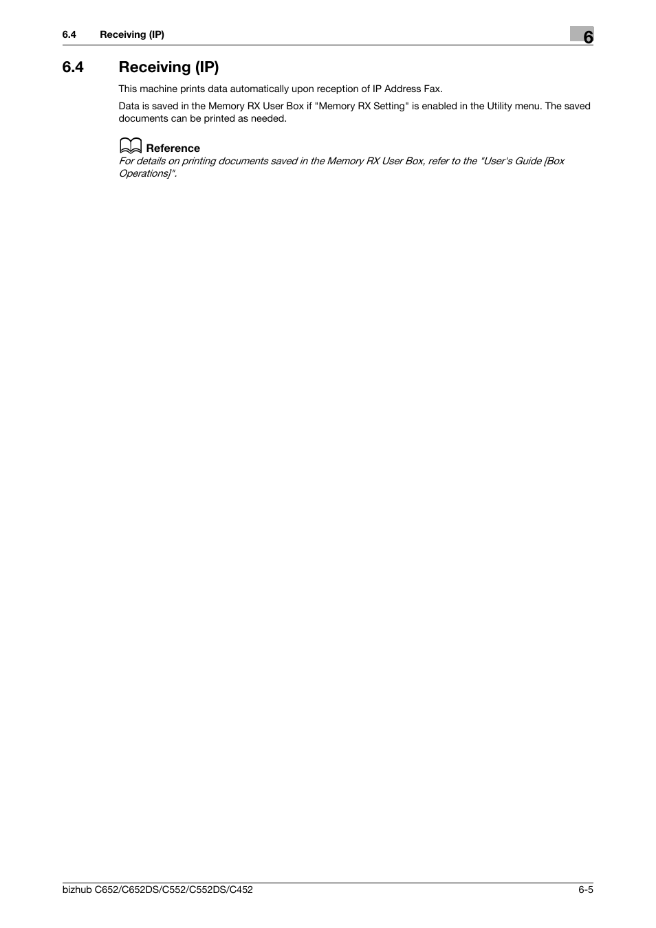 4 receiving (ip), Receiving (ip) -5 | Konica Minolta BIZHUB C652DS User Manual | Page 123 / 294