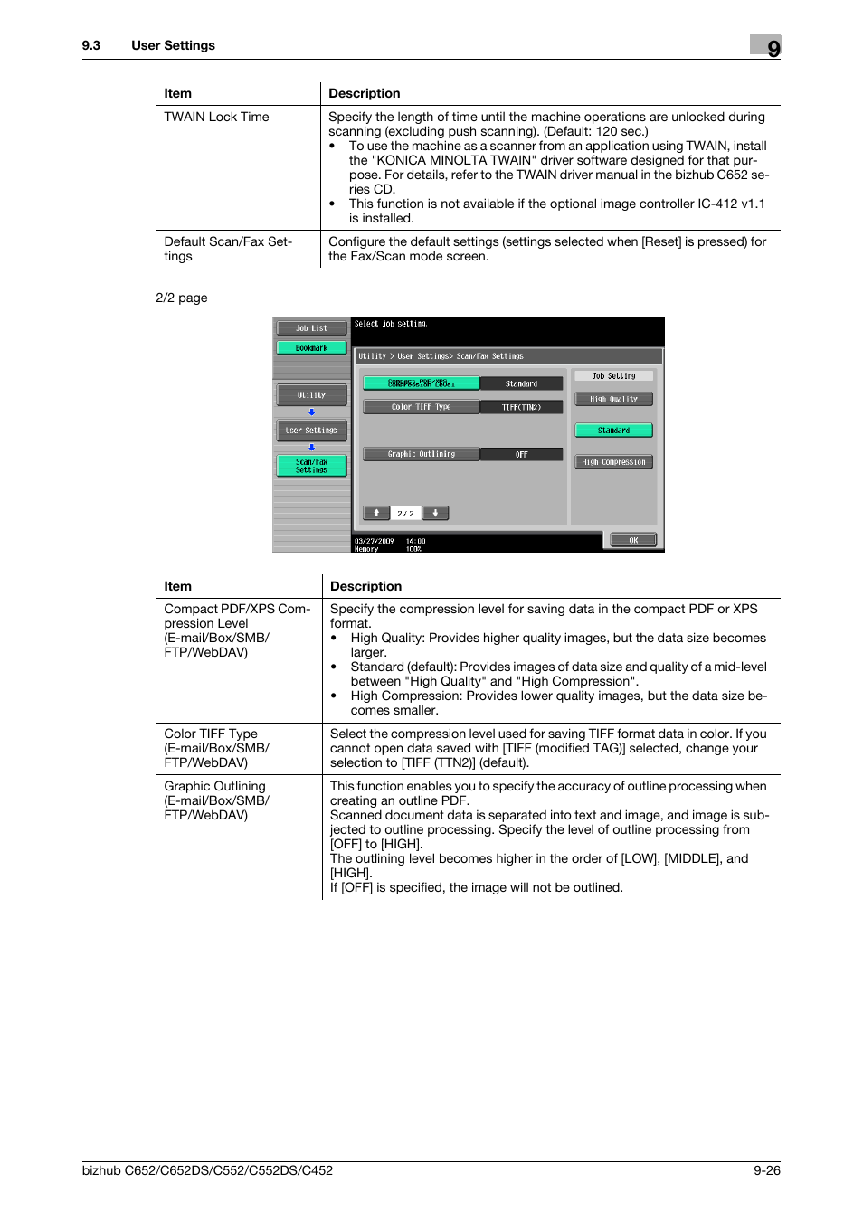 Konica Minolta BIZHUB C652DS User Manual | Page 189 / 294