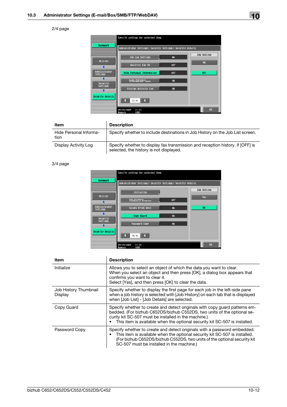Konica Minolta BIZHUB C652DS User Manual | Page 201 / 294