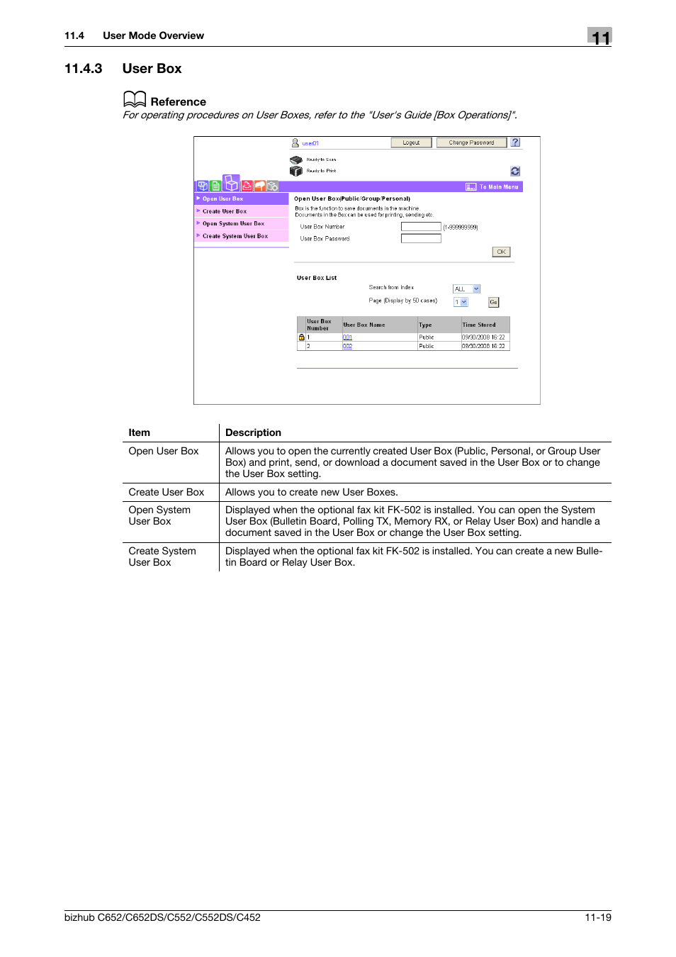 3 user box, User box -19 | Konica Minolta BIZHUB C652DS User Manual | Page 248 / 294