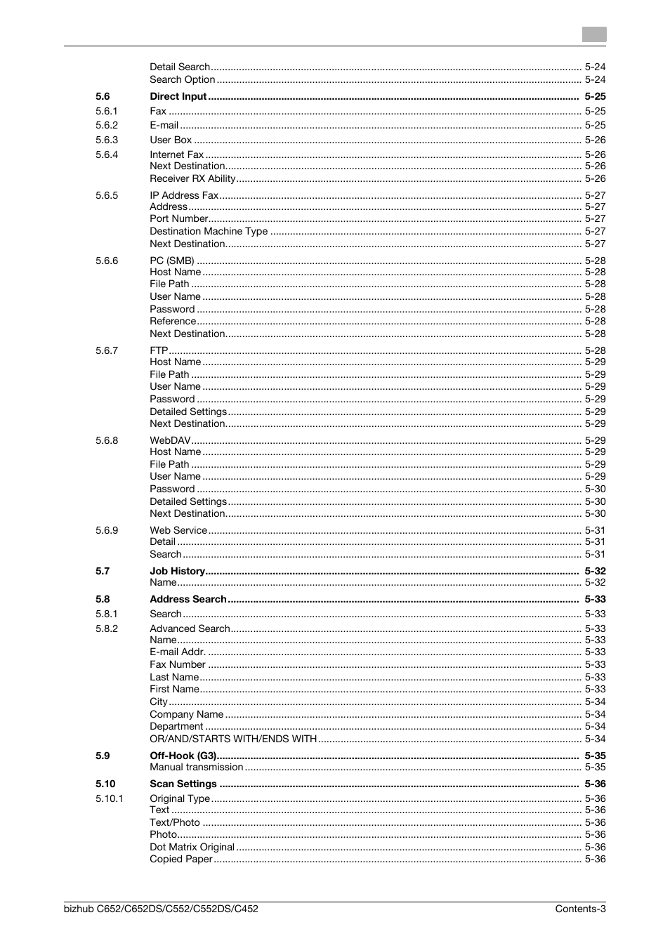 Konica Minolta BIZHUB C652DS User Manual | Page 4 / 294