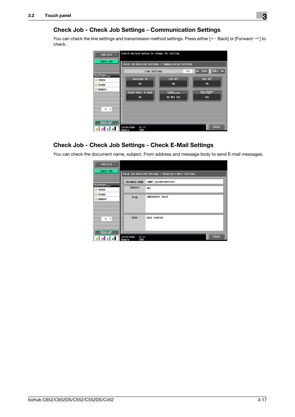 Konica Minolta BIZHUB C652DS User Manual | Page 43 / 294