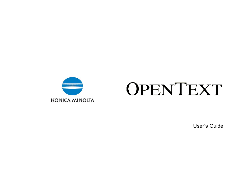 Konica Minolta OpenText RightFax User Manual | 10 pages