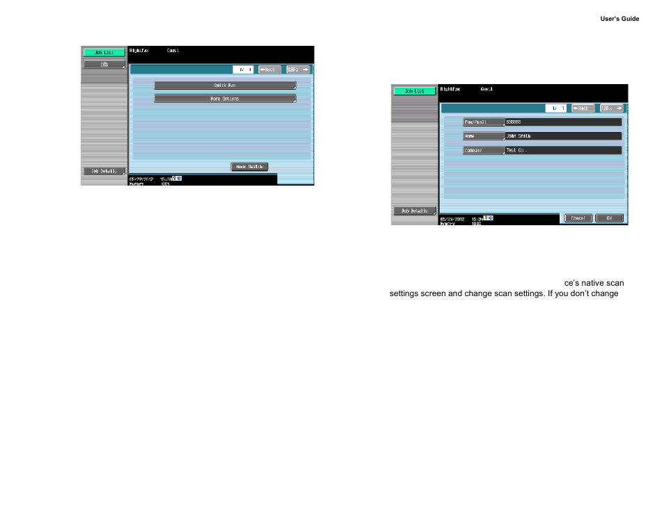 Sending faxes | Konica Minolta OpenText RightFax User Manual | Page 6 / 10