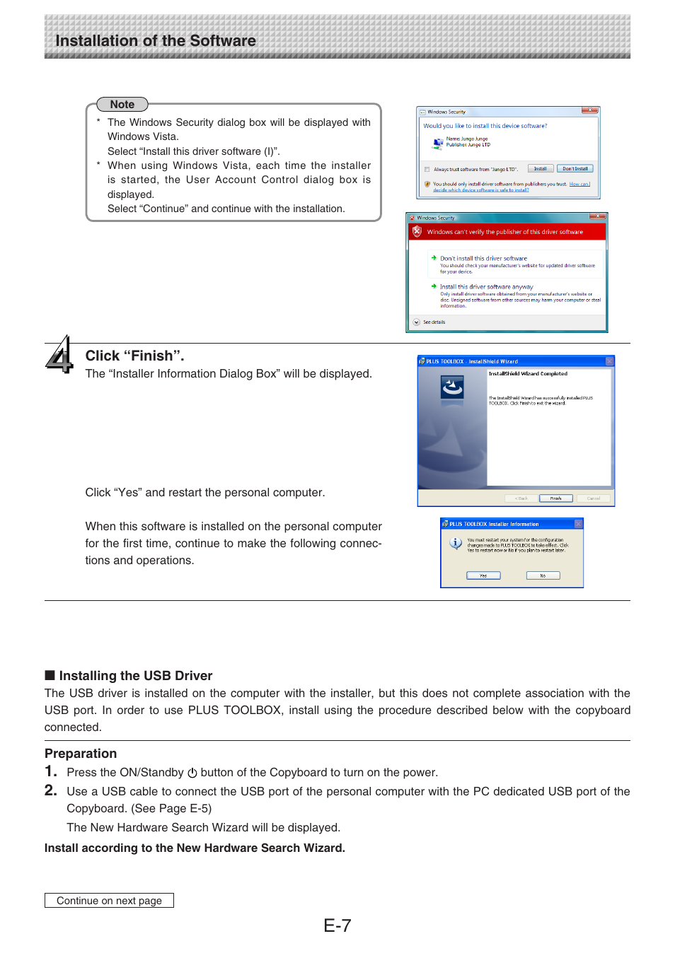 Installation of the software | Konica Minolta magicolor plus User Manual | Page 7 / 28
