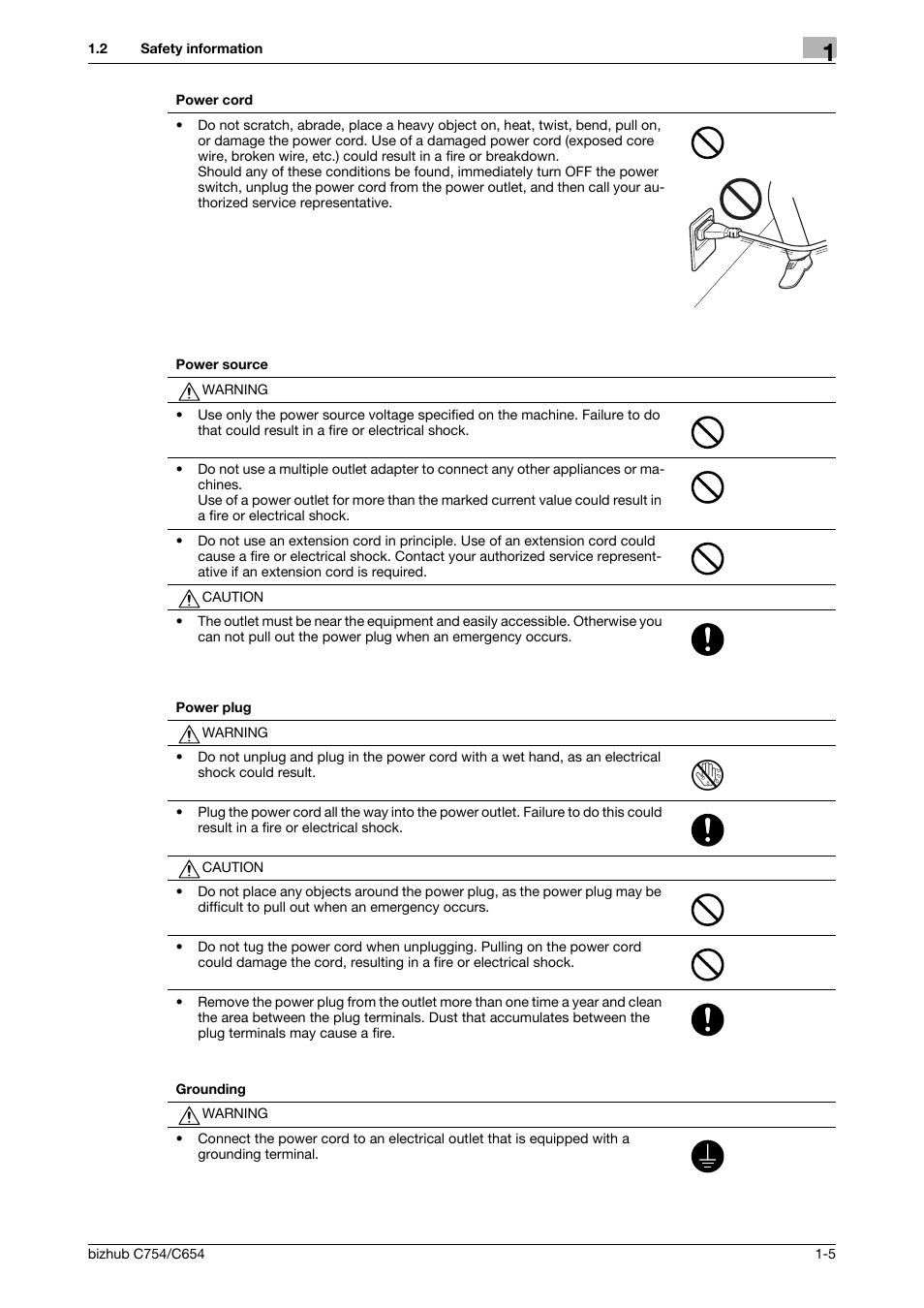 Konica Minolta bizhub C654 User Manual | Page 11 / 130