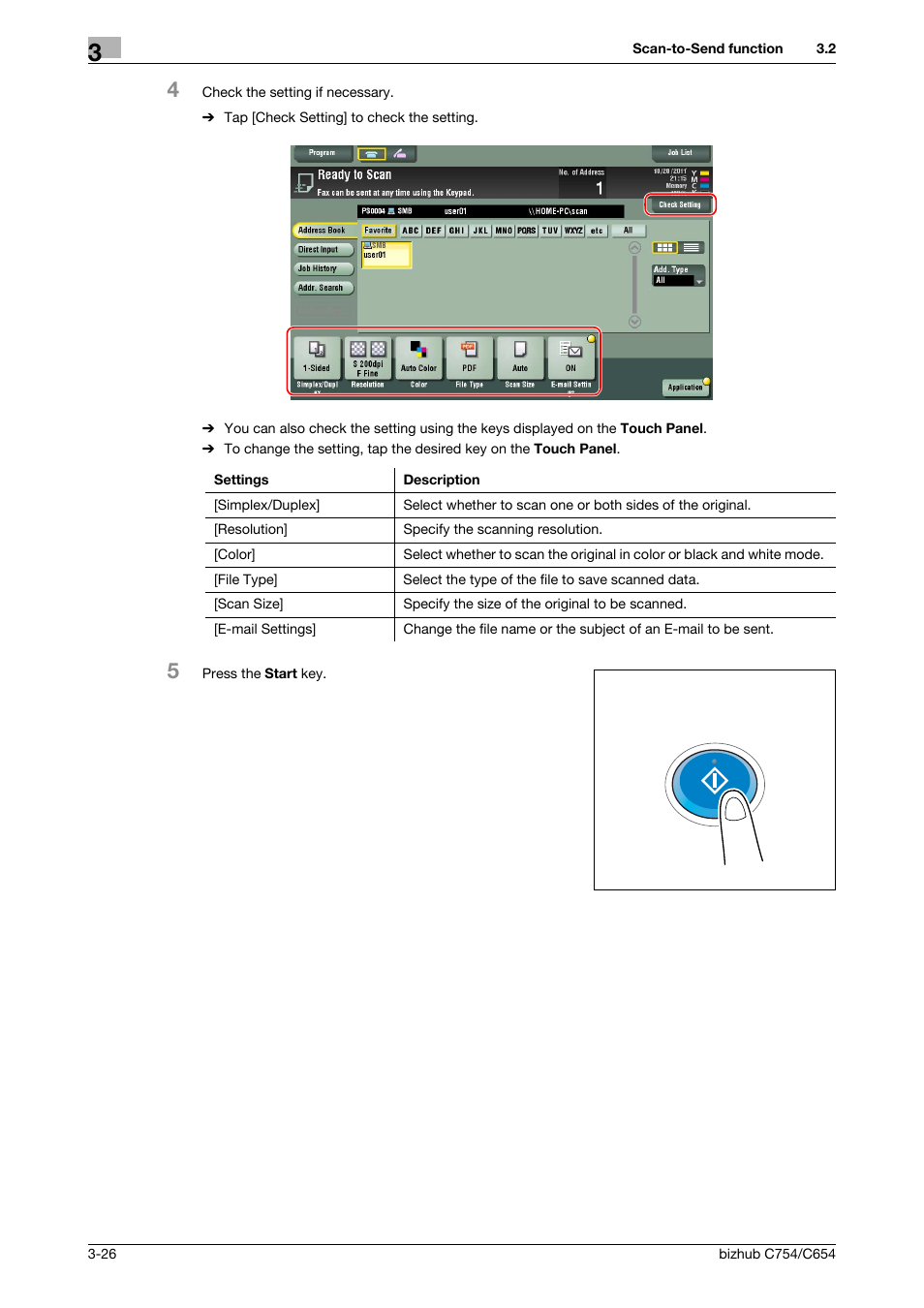 Konica Minolta bizhub C654 User Manual | Page 82 / 130