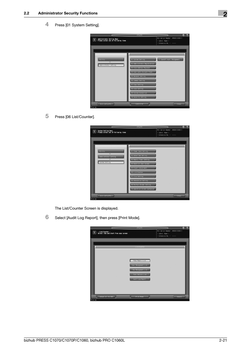 Konica Minolta bizhub PRESS C1060 User Manual | Page 29 / 68