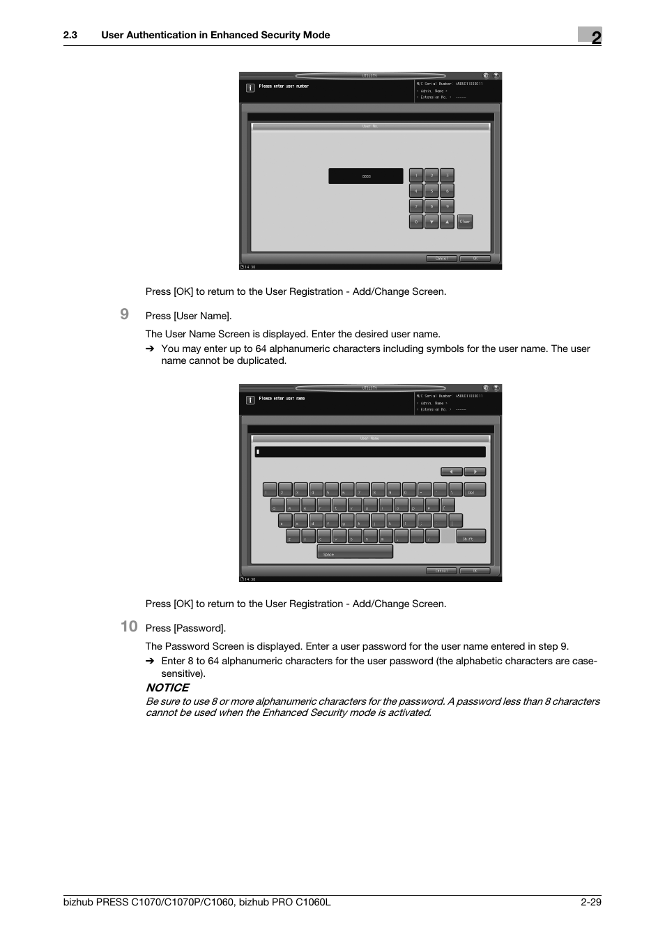 Konica Minolta bizhub PRESS C1060 User Manual | Page 37 / 68