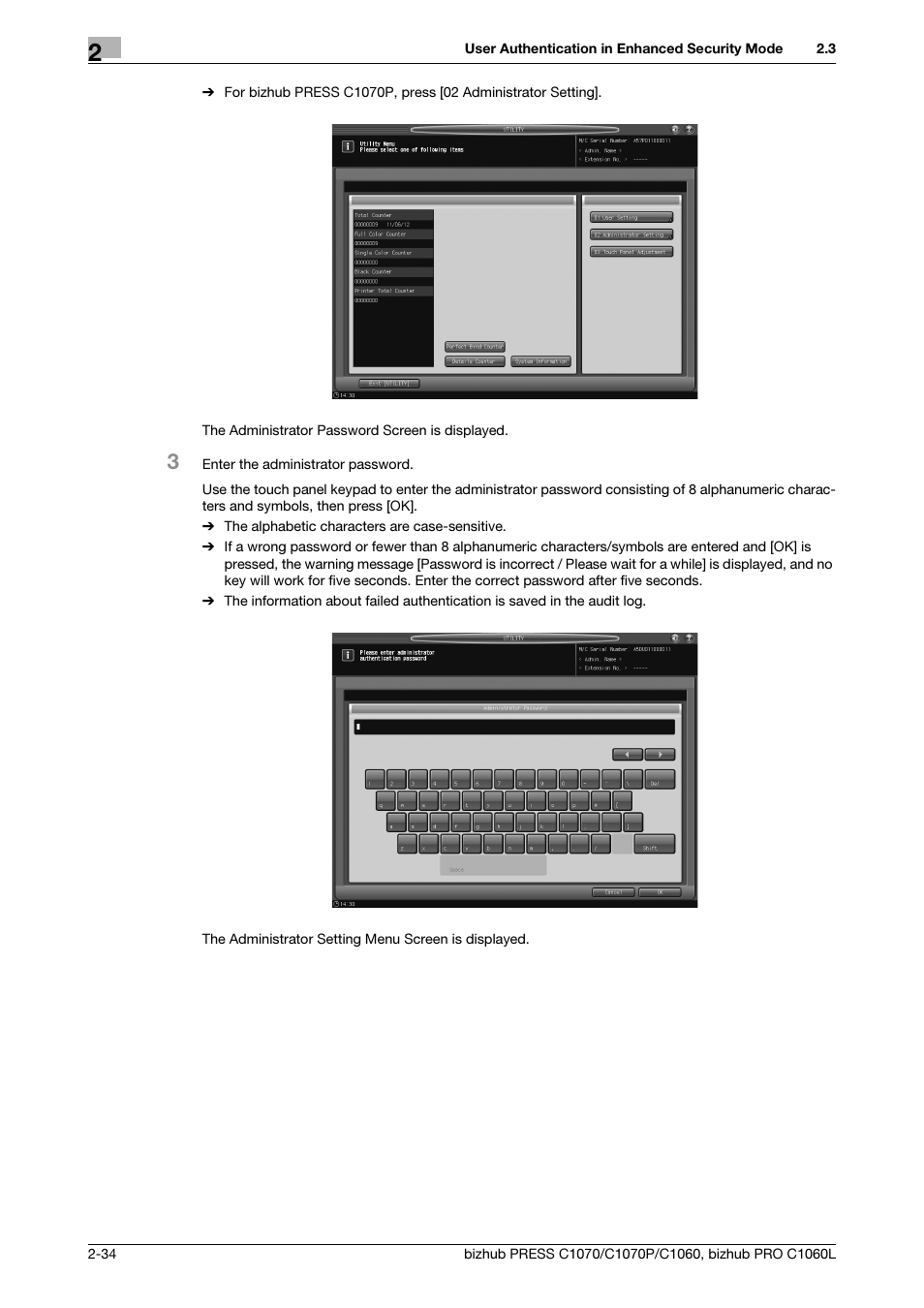 Konica Minolta bizhub PRESS C1060 User Manual | Page 42 / 68