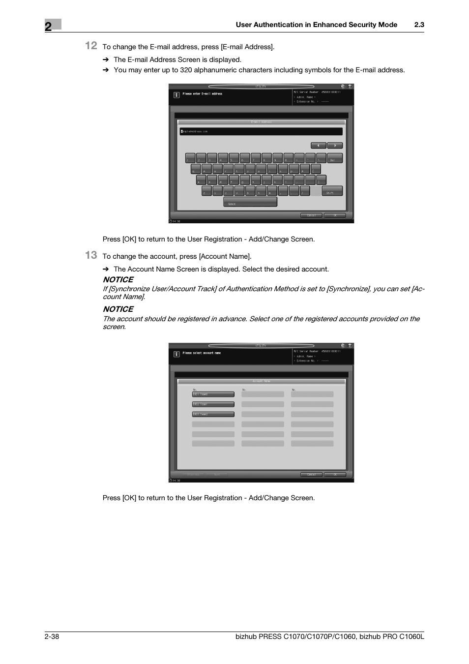 Konica Minolta bizhub PRESS C1060 User Manual | Page 46 / 68