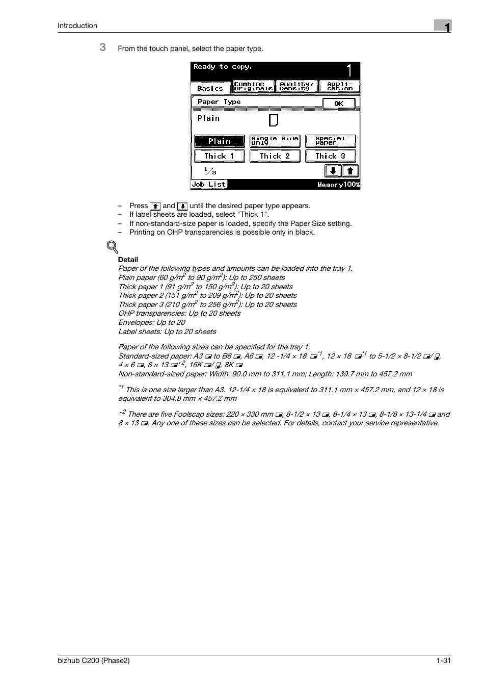 Konica Minolta bizhub C200 User Manual | Page 35 / 204