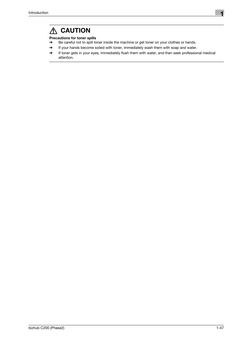 17 caution | Konica Minolta bizhub C200 User Manual | Page 51 / 204