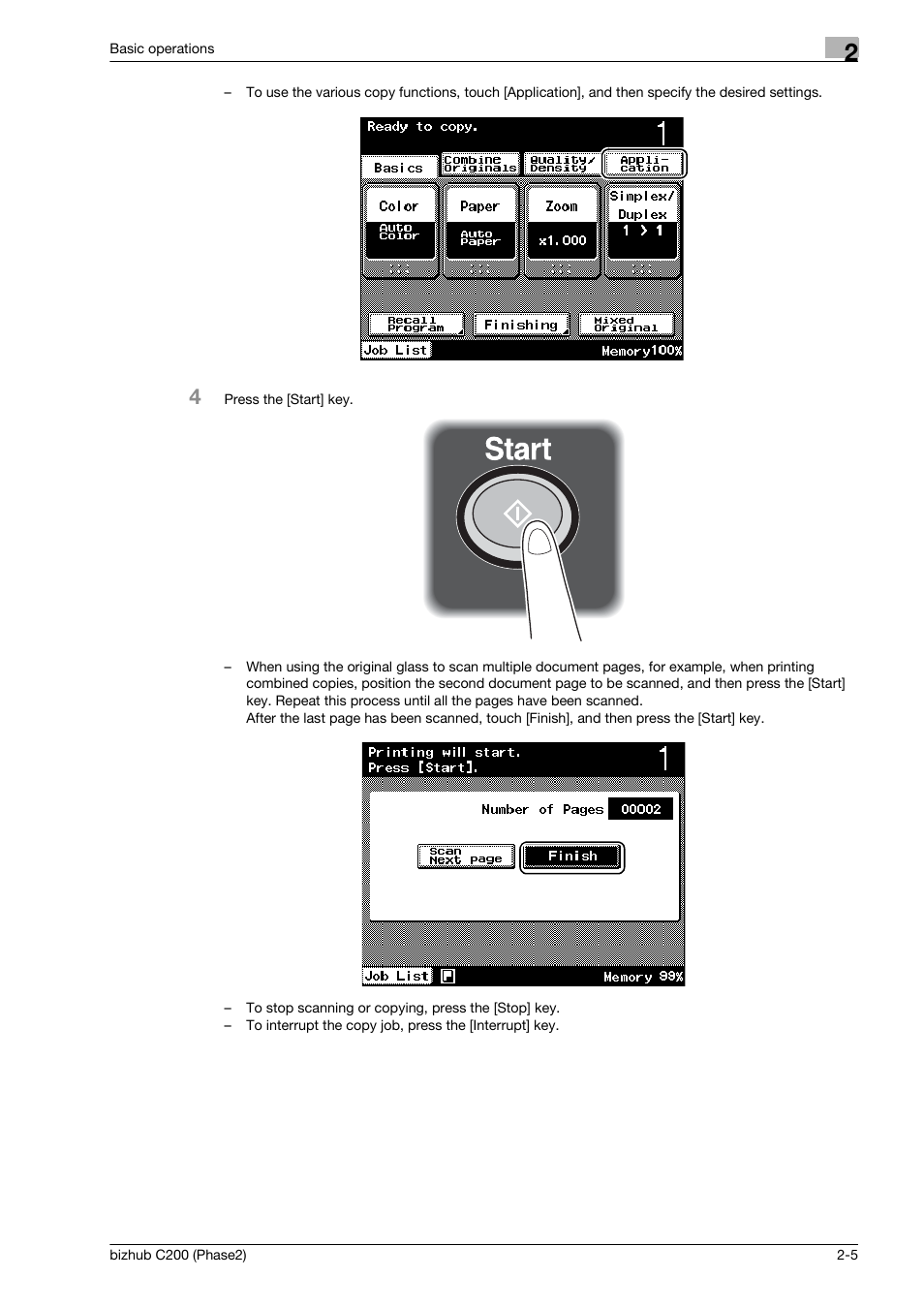 Konica Minolta bizhub C200 User Manual | Page 61 / 204