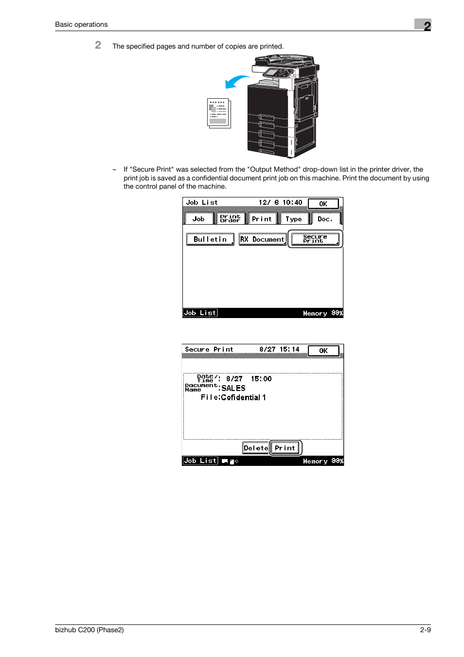 Konica Minolta bizhub C200 User Manual | Page 65 / 204