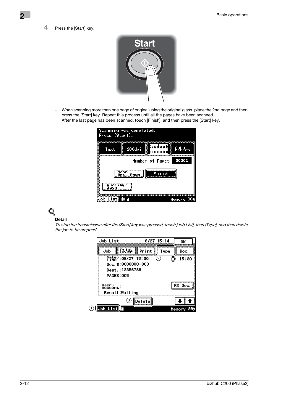 Konica Minolta bizhub C200 User Manual | Page 68 / 204