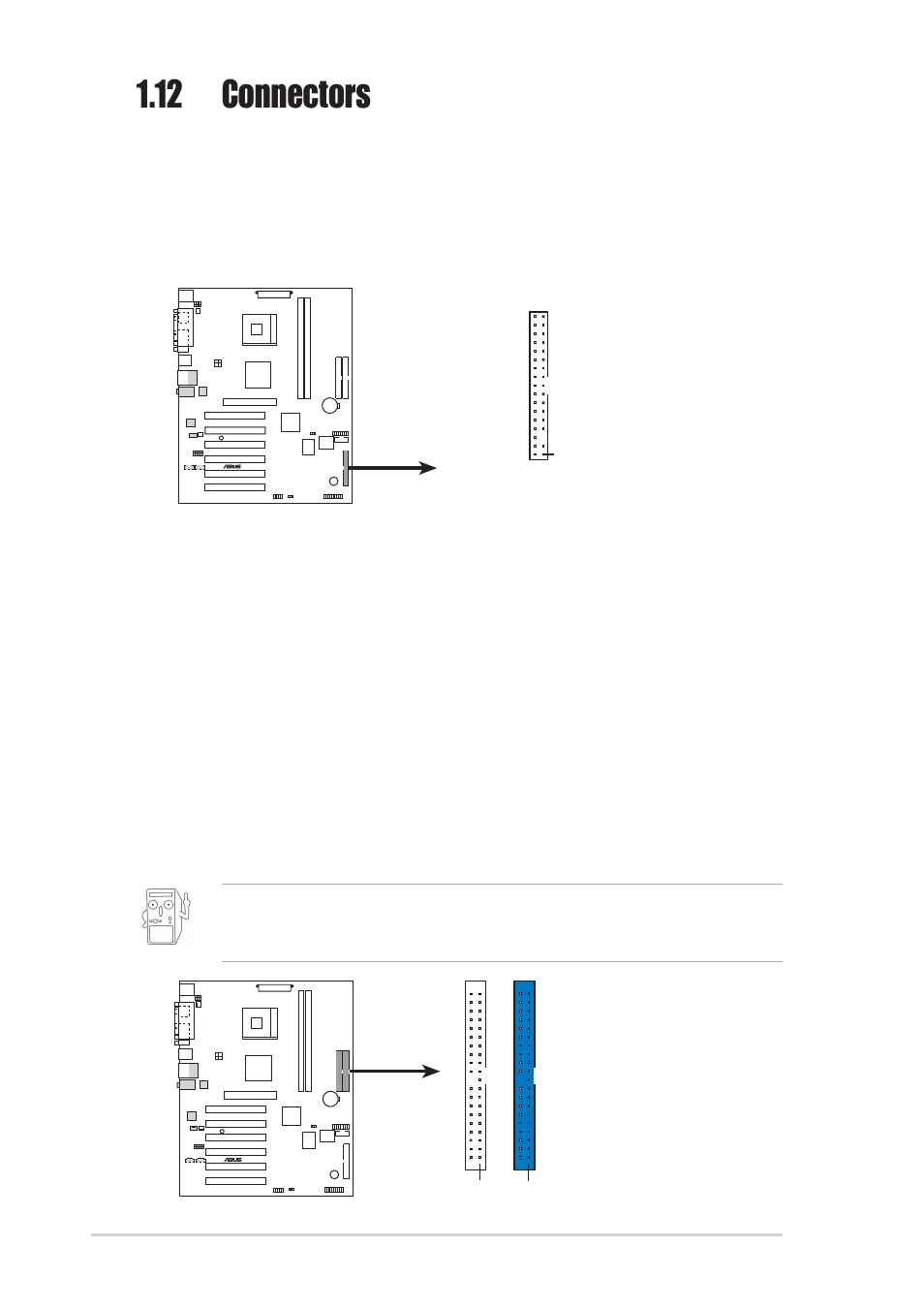 12 connectors, 16 chapter 1: product introduction | Asus P4S-X User Manual | Page 26 / 64