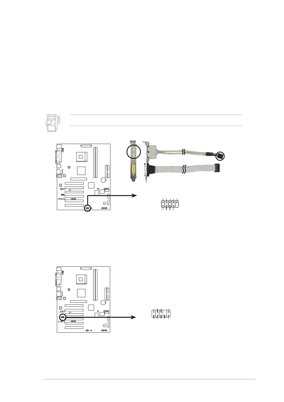 Asus p4s-x motherboard user guide 1-19, The usb/game module is purchased separately, P4s-x usb 2.0 header | Usb56, P4s-x front panel audio connector fp_audio1 | Asus P4S-X User Manual | Page 29 / 64