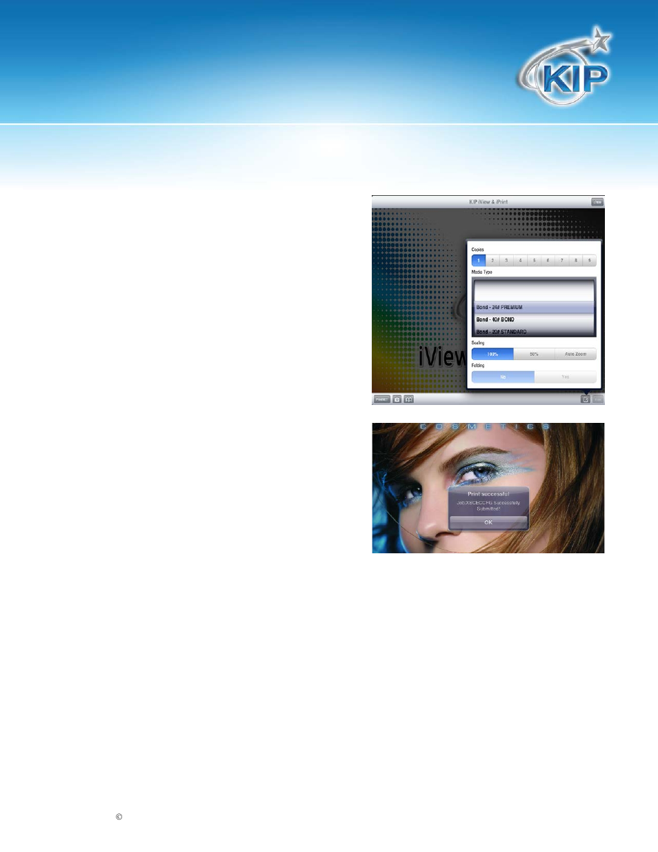 Kip iview & iprint application | Konica Minolta KIP C7800 User Manual | Page 9 / 10
