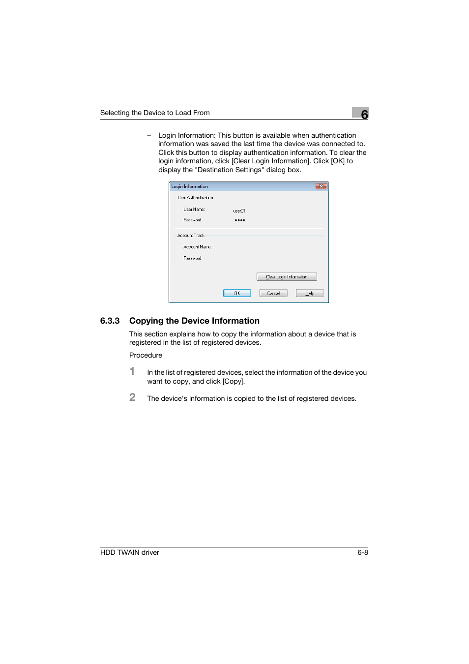 3 copying the device information, Copying the device information -8 | Konica Minolta bizhub C754 User Manual | Page 34 / 42