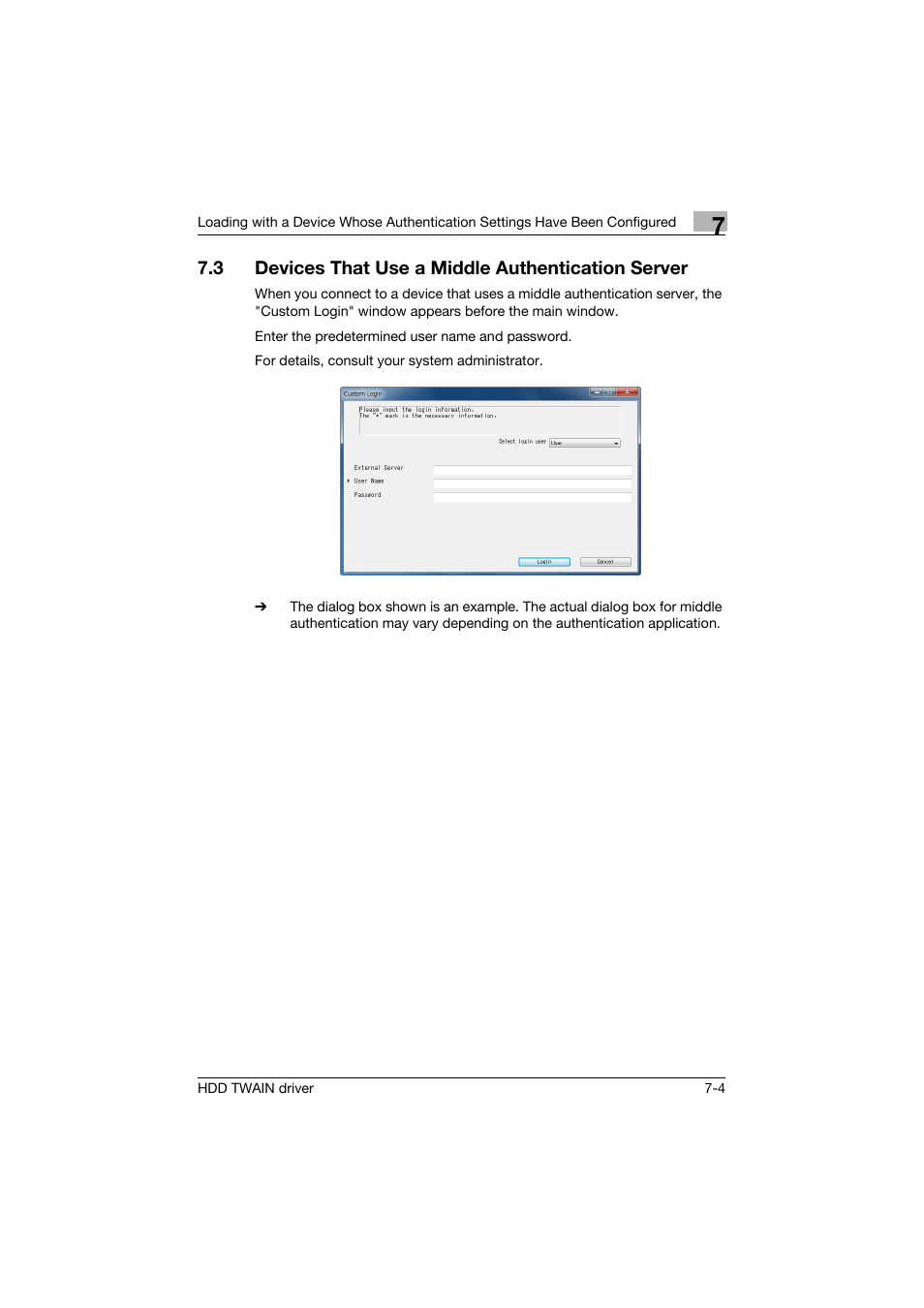 3 devices that use a middle authentication server, Devices that use a middle authentication server -4 | Konica Minolta bizhub C754 User Manual | Page 39 / 42