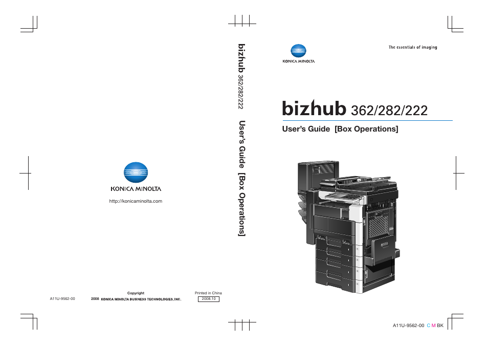 Konica Minolta bizhub 282 User Manual | 204 pages