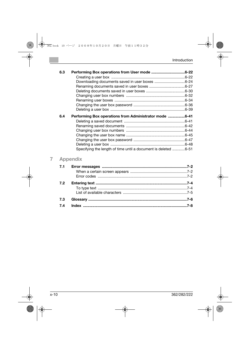 7appendix | Konica Minolta bizhub 282 User Manual | Page 11 / 204