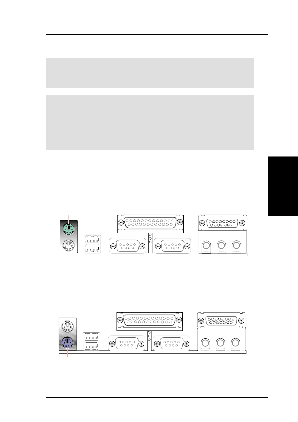 Hardware setup, 8 external connectors | Asus A7V133-C User Manual | Page 33 / 102