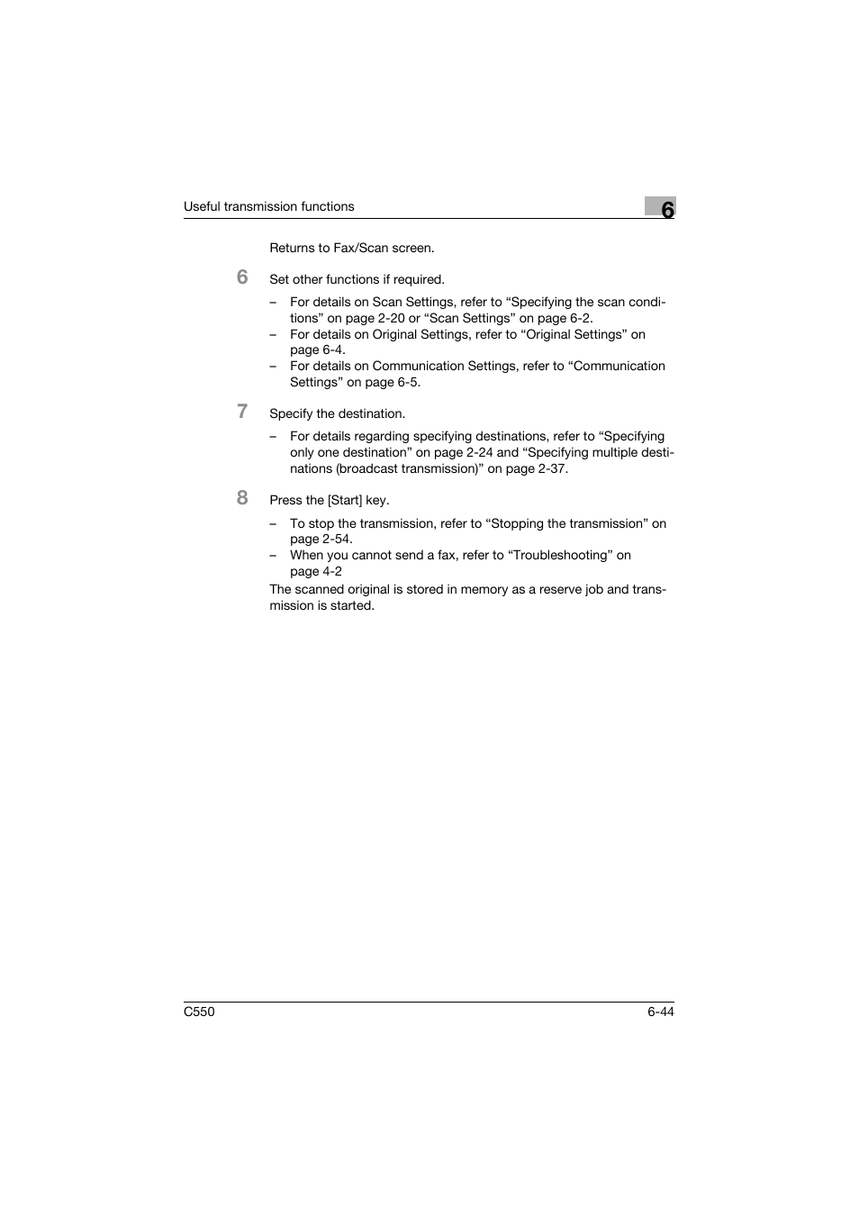 Konica Minolta bizhub C550 User Manual | Page 188 / 403