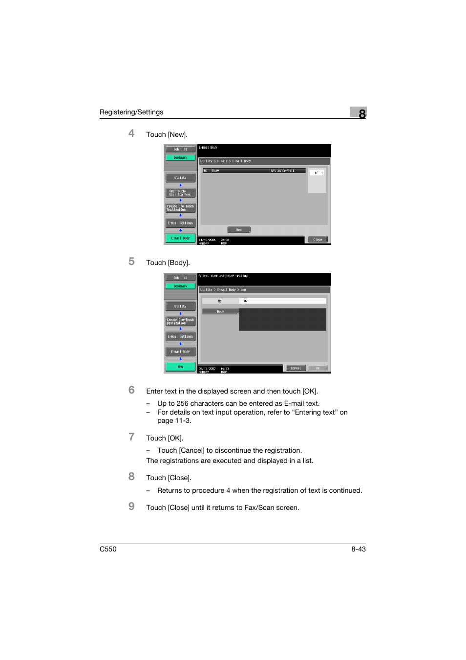 Konica Minolta bizhub C550 User Manual | Page 244 / 403