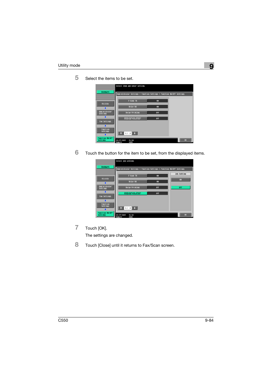 Konica Minolta bizhub C550 User Manual | Page 334 / 403