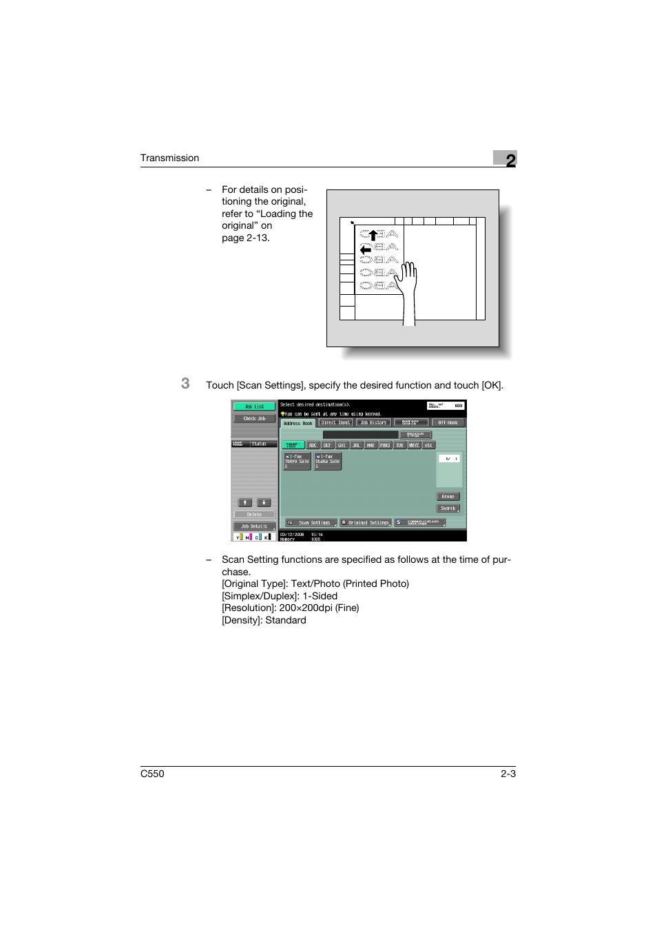 Konica Minolta bizhub C550 User Manual | Page 47 / 403