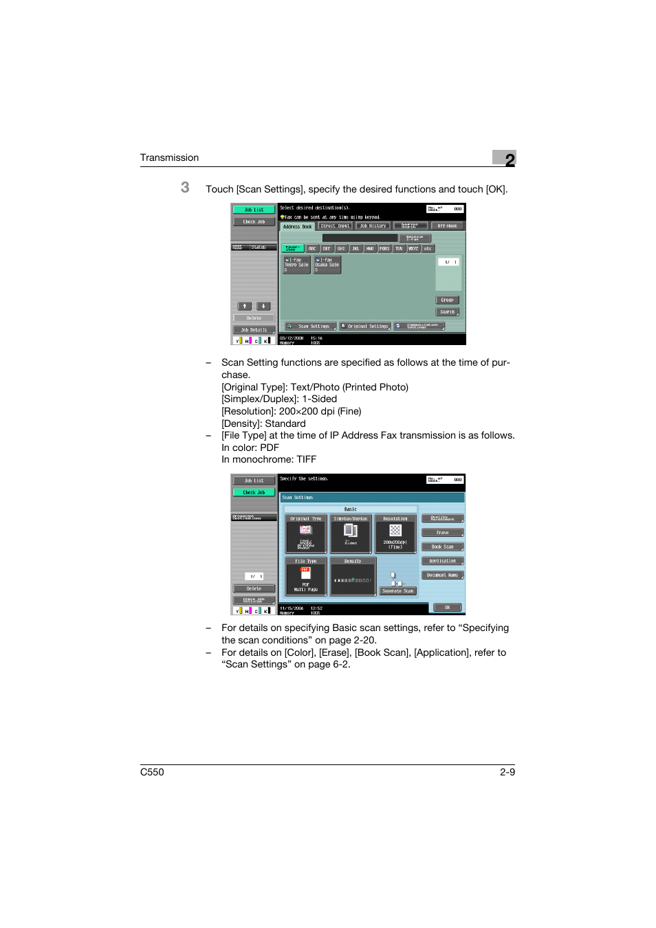 Konica Minolta bizhub C550 User Manual | Page 53 / 403