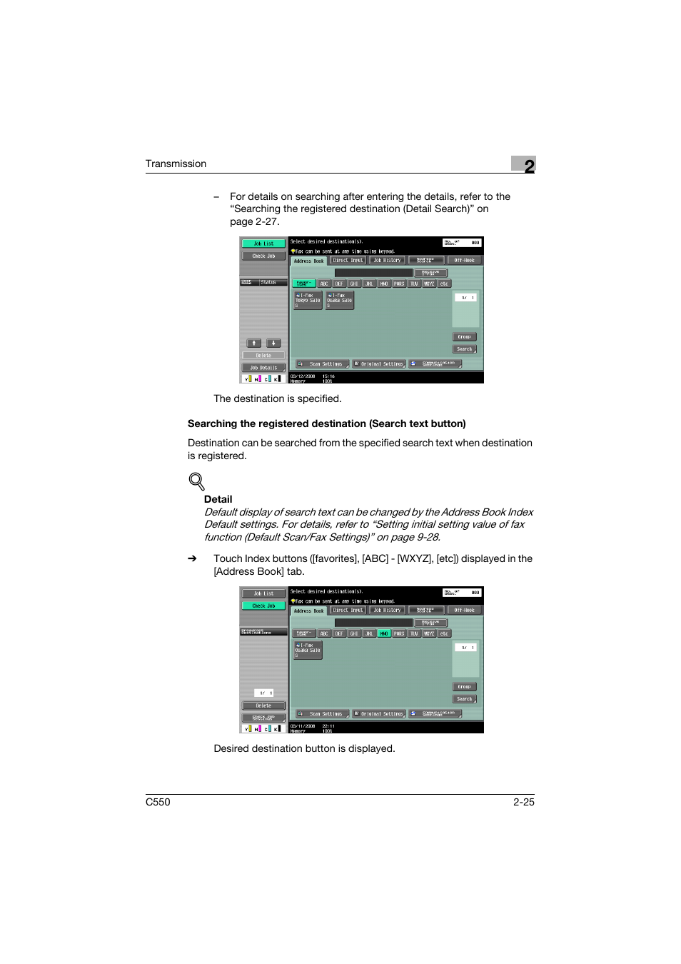 Konica Minolta bizhub C550 User Manual | Page 69 / 403