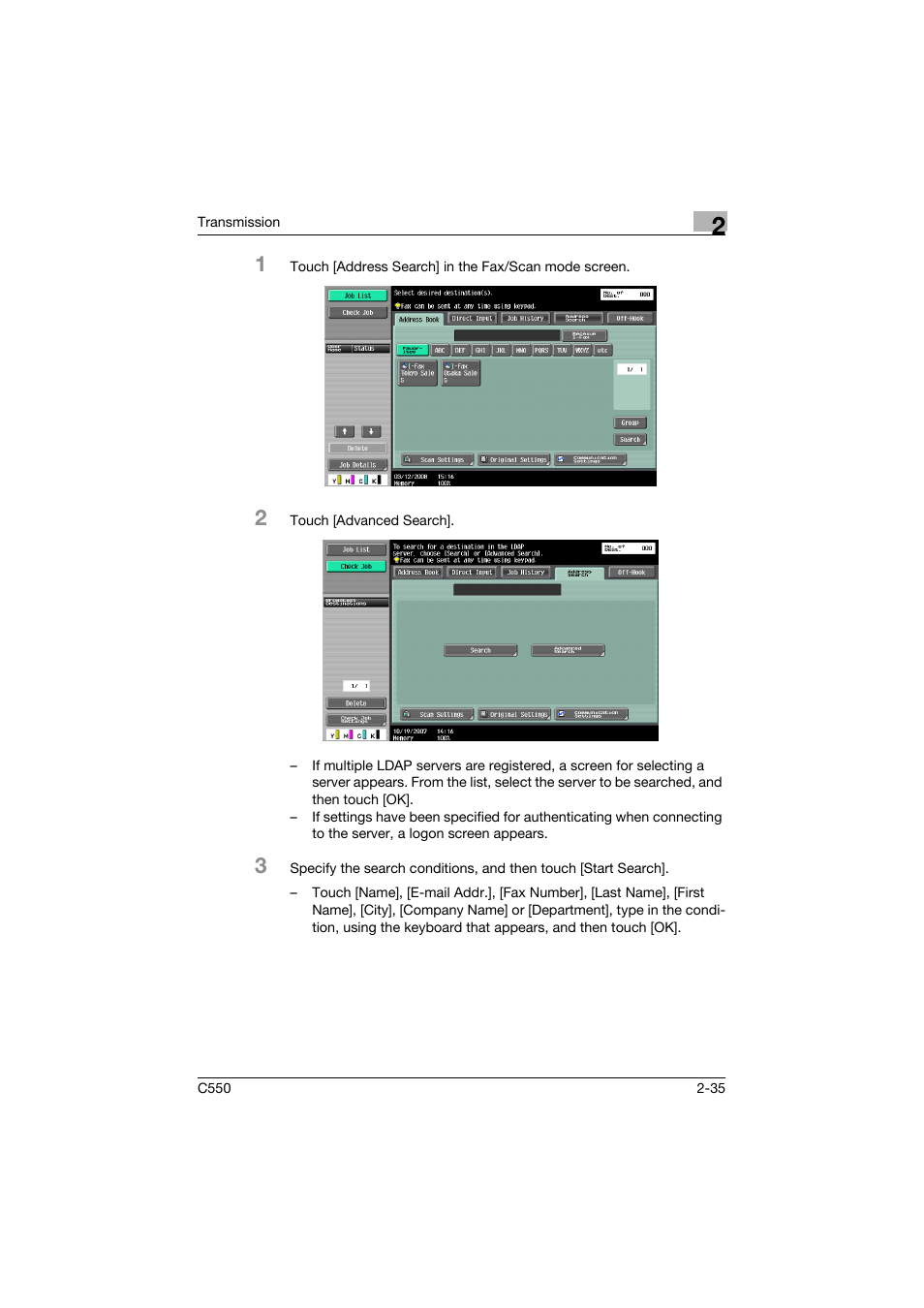 Konica Minolta bizhub C550 User Manual | Page 79 / 403