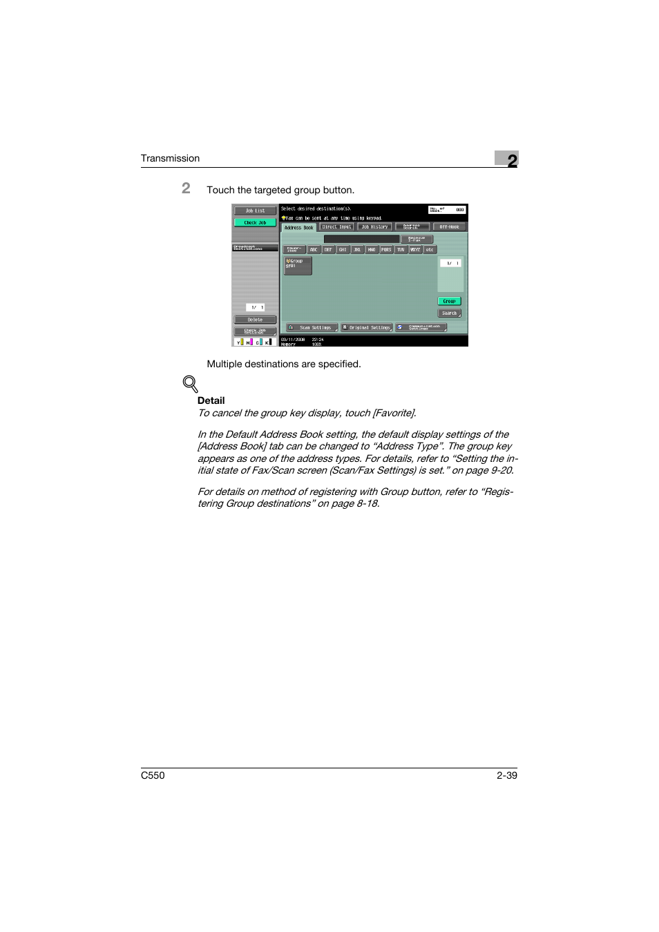 Konica Minolta bizhub C550 User Manual | Page 83 / 403