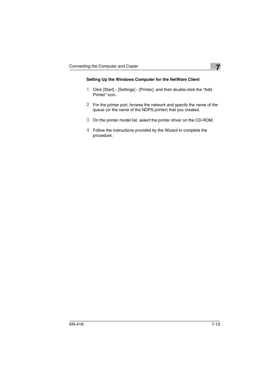 Konica Minolta KN-419 User Manual | Page 42 / 52