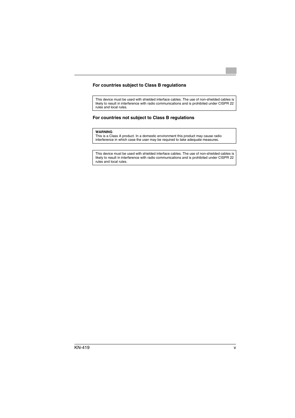 Konica Minolta KN-419 User Manual | Page 6 / 52