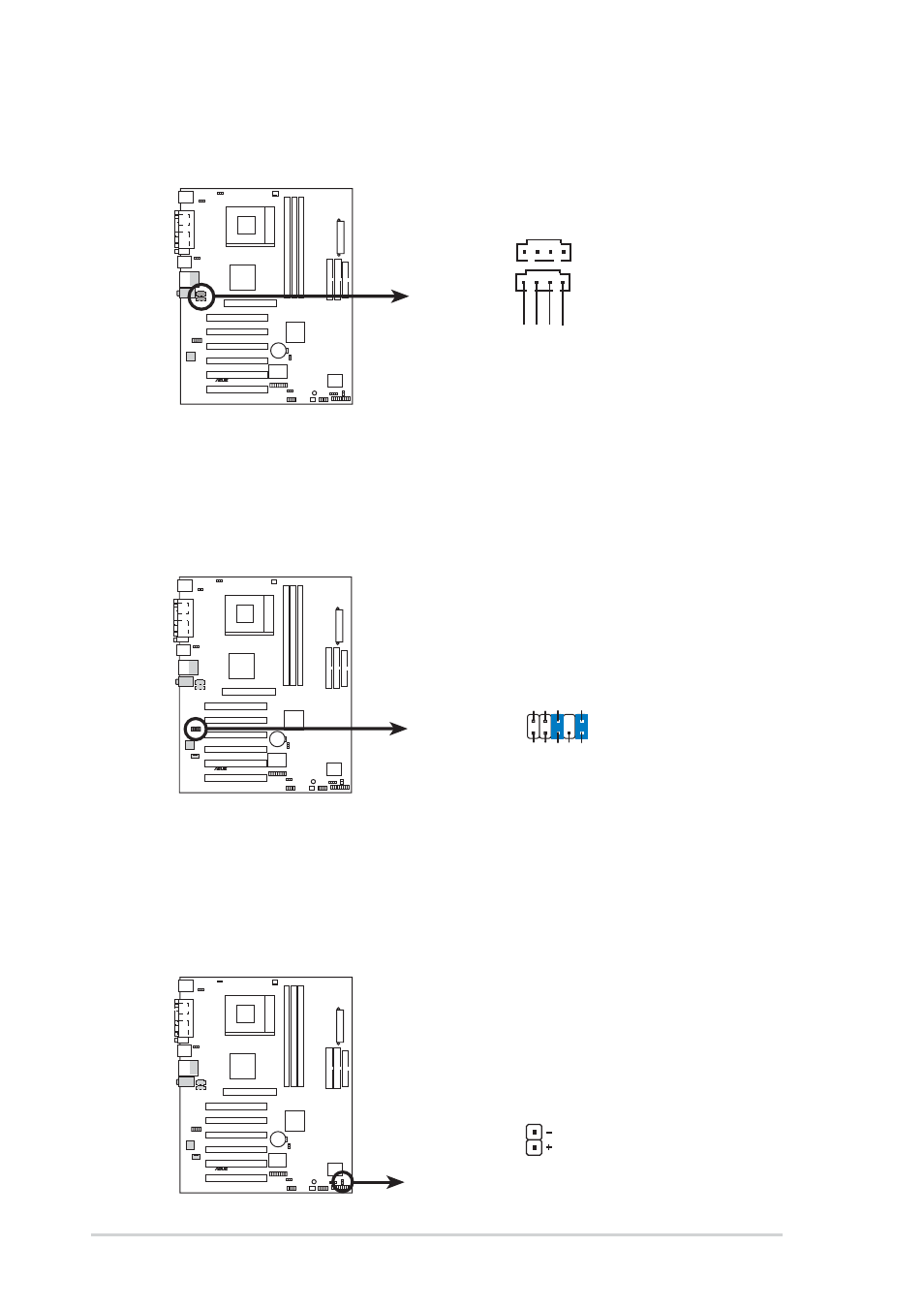 Internal audio connectors (4-pin aux, cd), Front panel audio connectors (10-1 pin fp_audio), Hard disk connector (2-pin ide_led) | 18 chapter 1: motherboard information | Asus A7V8X-X User Manual | Page 28 / 64