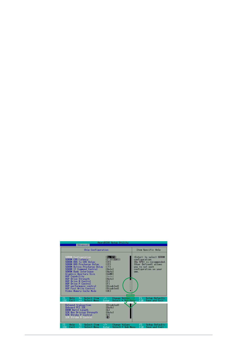 1 chip configuration | Asus A7V8X-X User Manual | Page 46 / 64