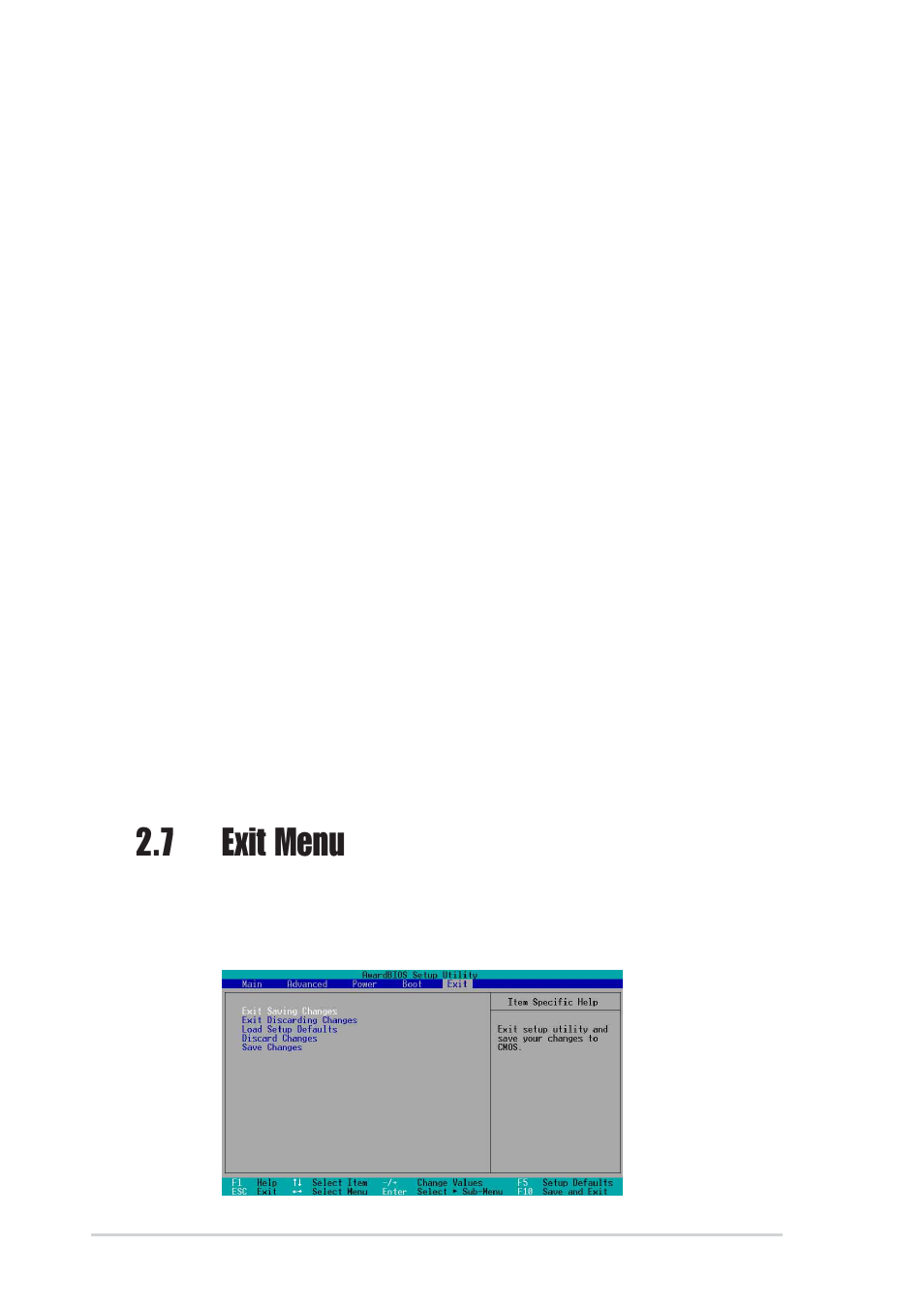 7 exit menu | Asus A7V8X-X User Manual | Page 56 / 64