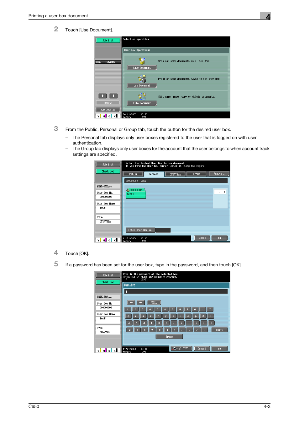 Konica Minolta bizhub C650 User Manual | Page 104 / 280