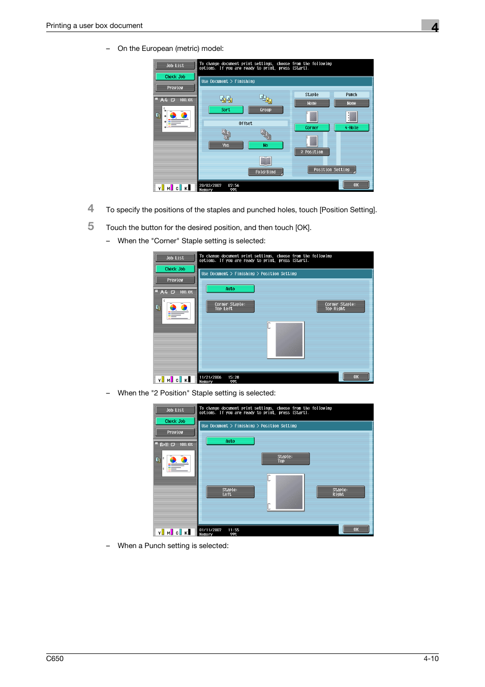 Konica Minolta bizhub C650 User Manual | Page 111 / 280