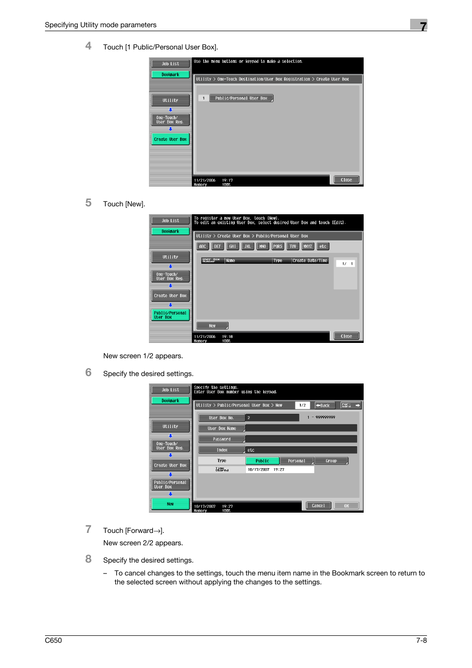 Konica Minolta bizhub C650 User Manual | Page 238 / 280