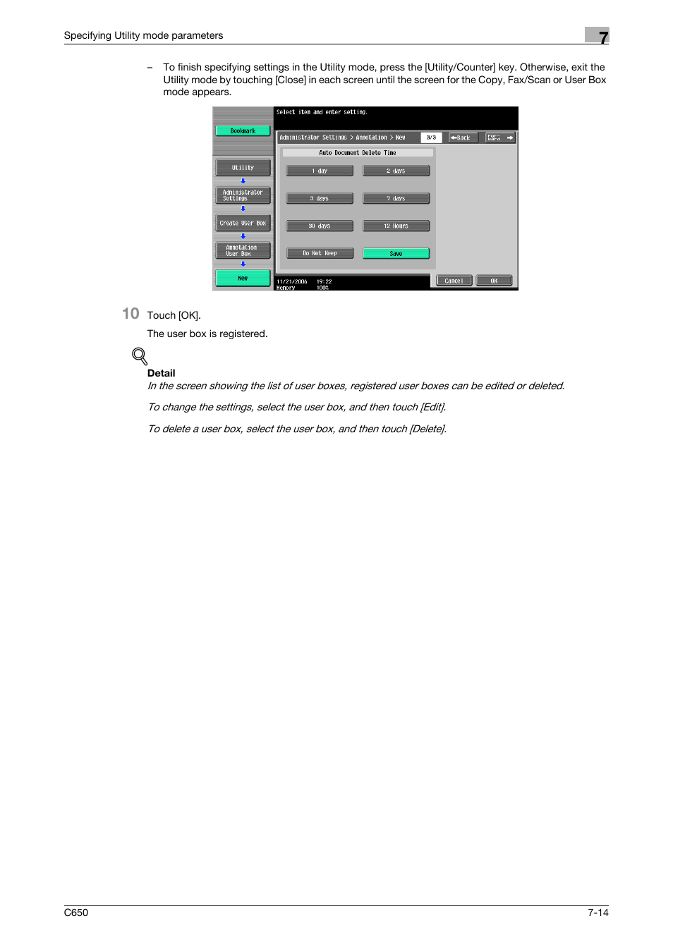 Konica Minolta bizhub C650 User Manual | Page 244 / 280