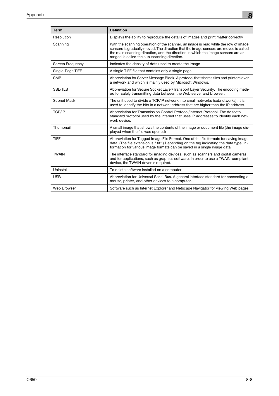 Konica Minolta bizhub C650 User Manual | Page 276 / 280